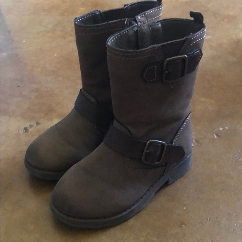 Carters brown riding boots 7c toddler